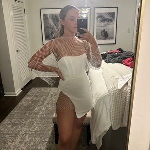 2 piece white outfit